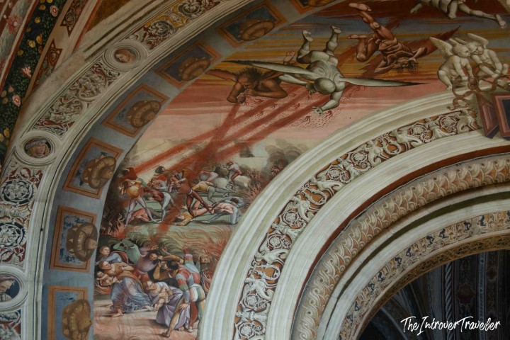 Luca Signorelli apocalypse fresco detail, Orvieto Cathedral Chapel of San Brizio
