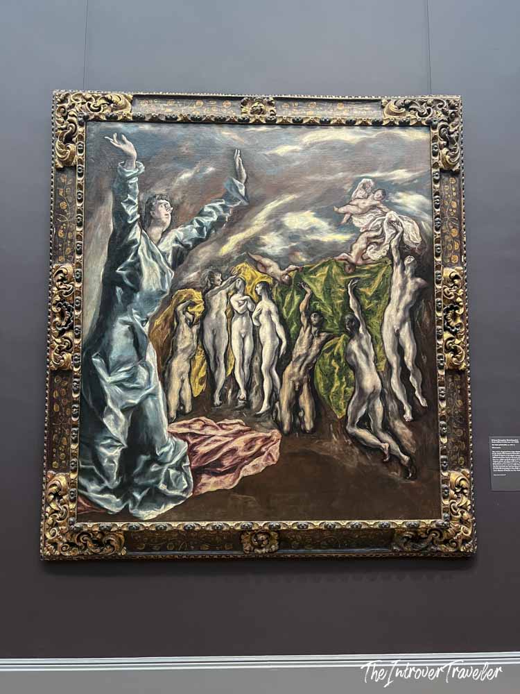 The Vision of Saint John by El Greco, on display at the Metropolitan Museum of Art