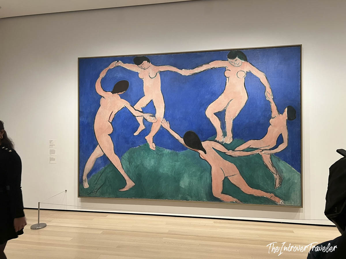 La Danse by Henri Matisse, large-scale Fauvist painting on display at MoMA New York