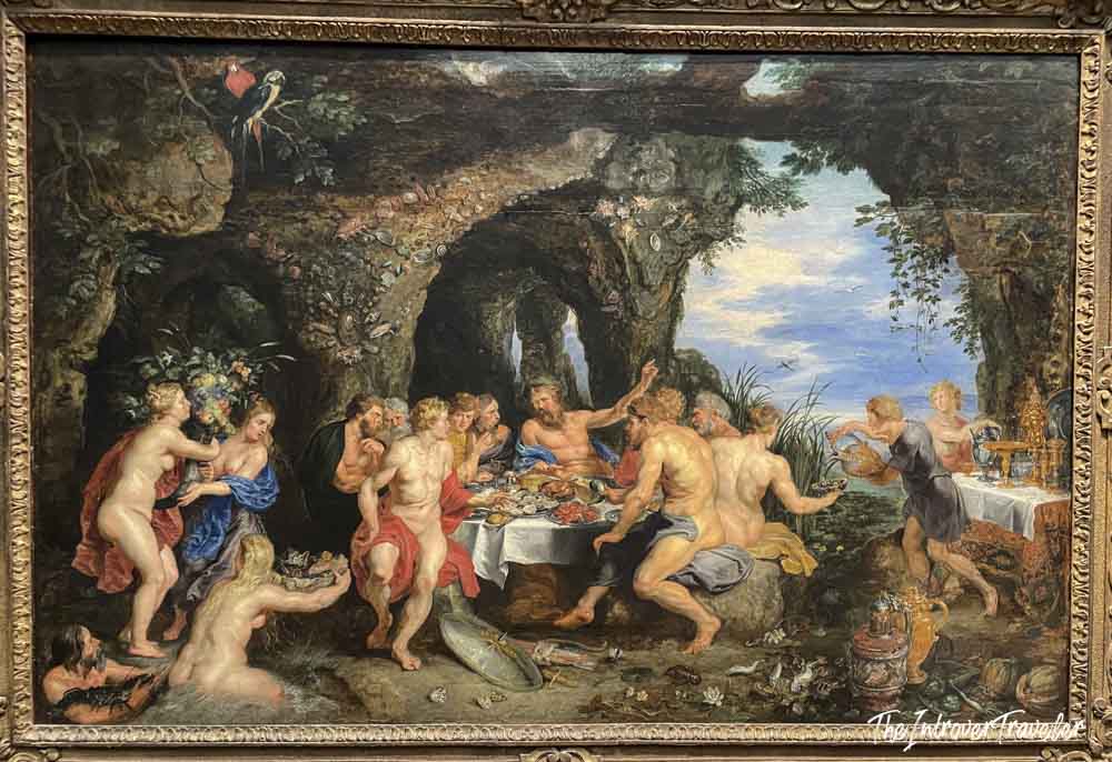 The Feast of Achelous by Rubens and Jan Brueghel the Elder, on display at the Metropolitan Museum of Art