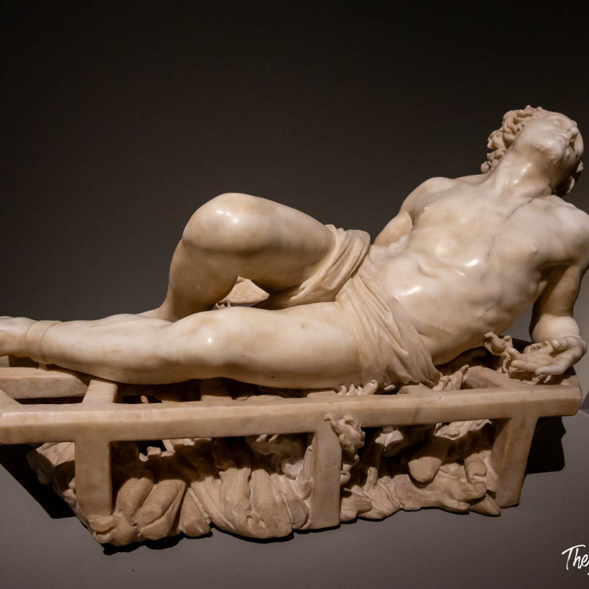 Dying Gaul marble sculpture by Bernini, showcasing his early mastery of expressive realism