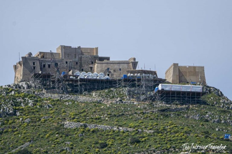 The set of The Odyssey by Christopher Nolan in Favignana