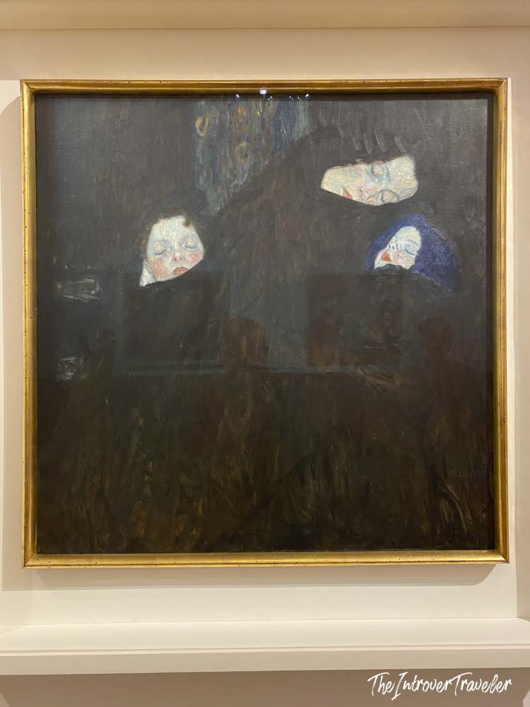 Mother with Children by Gustav Klimt, on display at the Belvedere Museum in Vienna