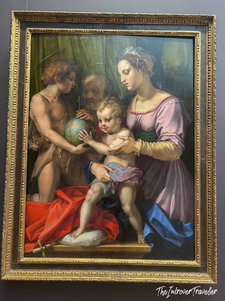 Holy Family with the Young Saint John the Baptist, a Renaissance painting displayed at the Met in New York