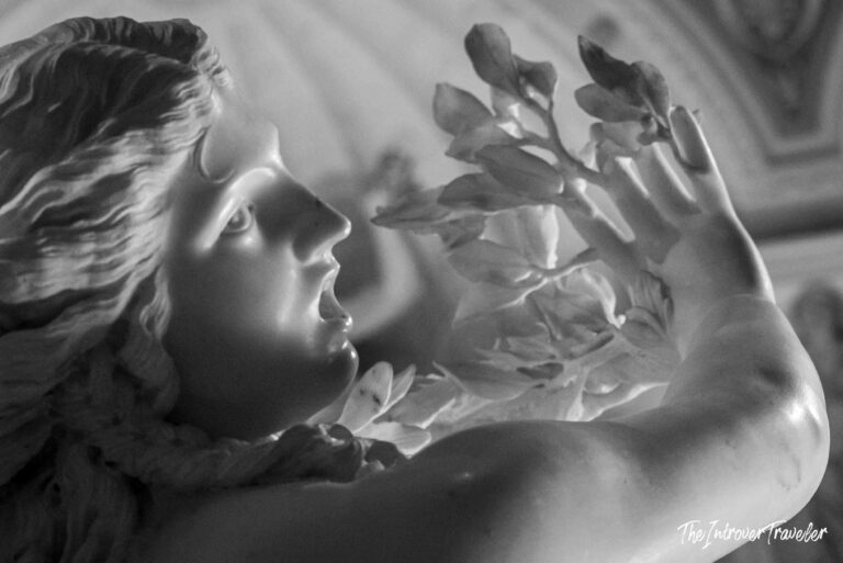 Apollo and Daphne by Gian Lorenzo Bernini (Borghese Gallery, Rome): marble on the verge of the impossible