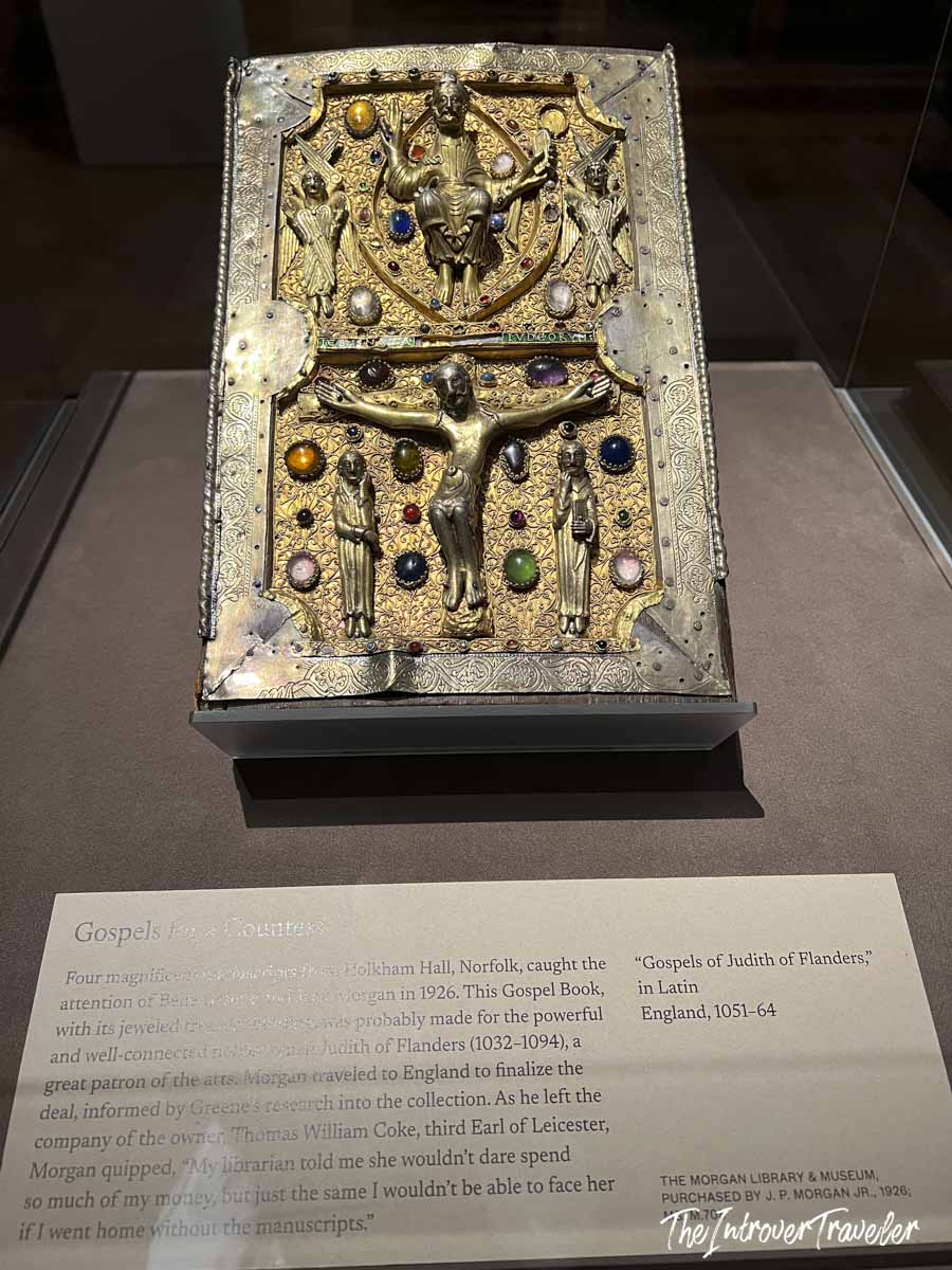 Gospels of Judith of Flanders, jeweled gold book cover, England 1051-64, Morgan Library New York