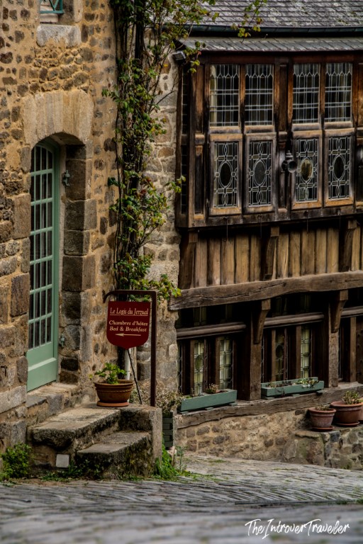 Le Logis du Jerzual bed and breakfast in medieval Dinan, Brittany, France