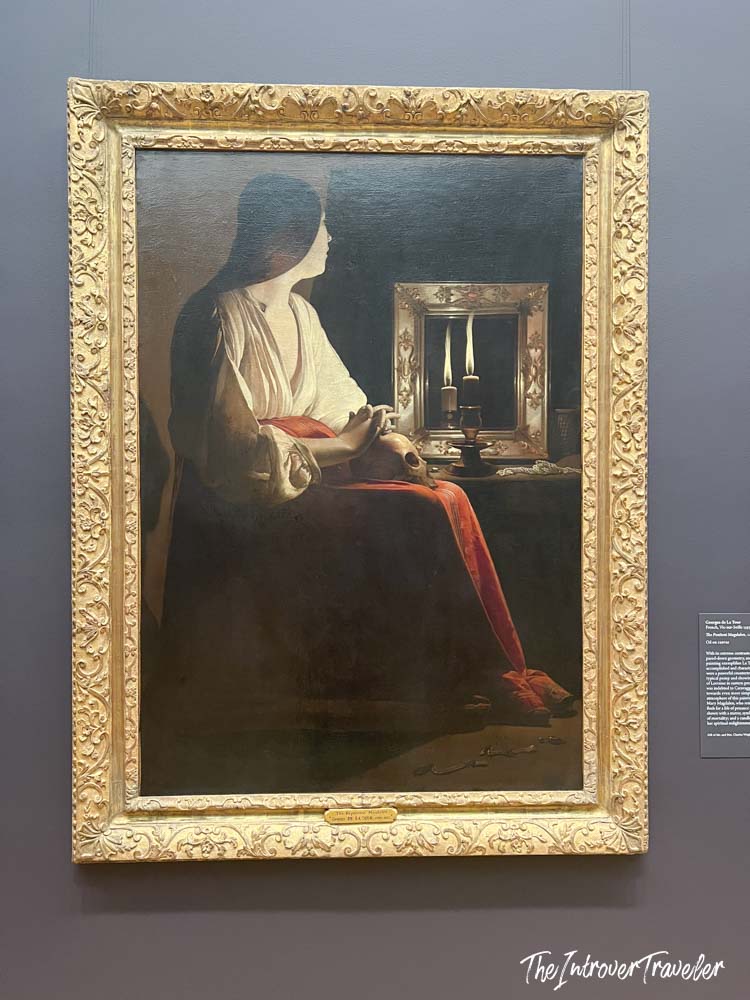 The Penitent Magdalene by Georges de La Tour, displayed at the Metropolitan Museum of Art