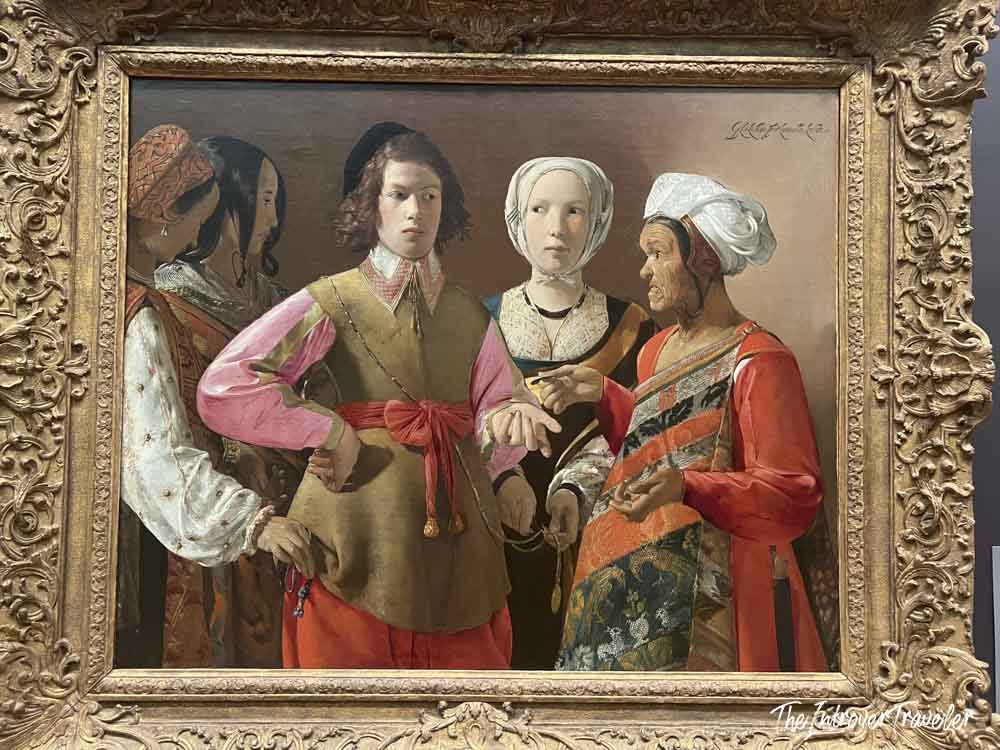 The Fortune Teller by Georges de La Tour, displayed at the Metropolitan Museum of Art in New York