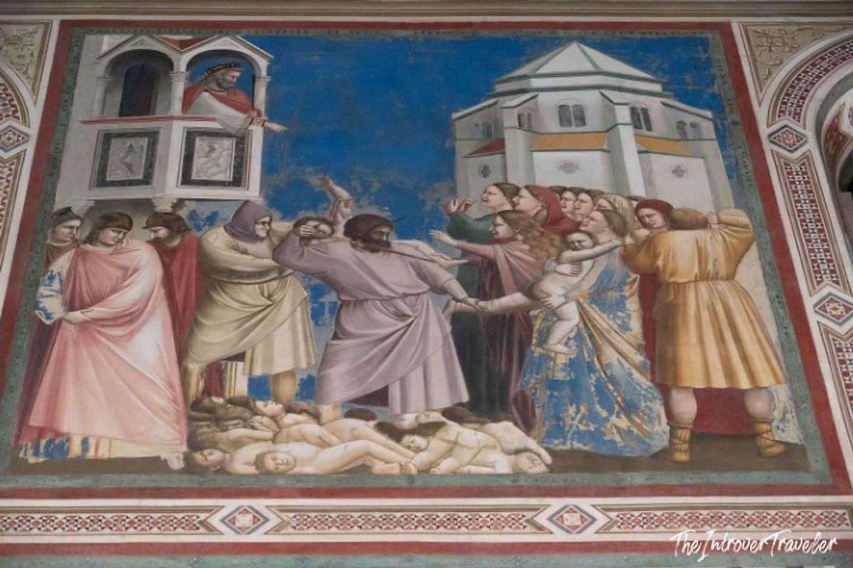 Massacre of the Innocents fresco by Giotto, Scrovegni Chapel, Padua