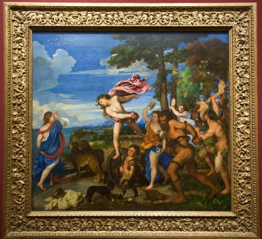 Bacchus and Ariadne by Titian, a Renaissance masterpiece on display at the National Gallery in London