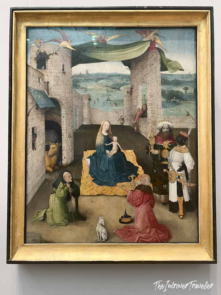 Adoration of the Magi by Hieronymus Bosch, displayed at the Metropolitan Museum of Art