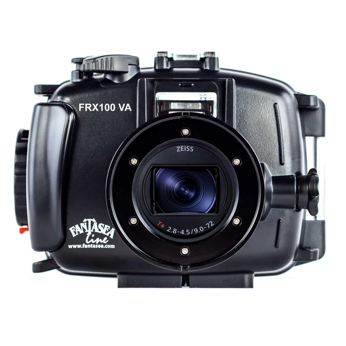 Fantasea Line FRX100 VA underwater housing with Zeiss lens, front view