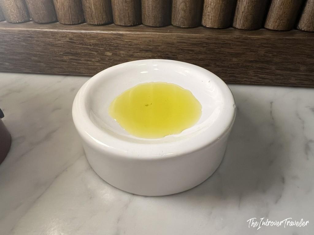 Aurea Osteria, Cagliari. Olive oil