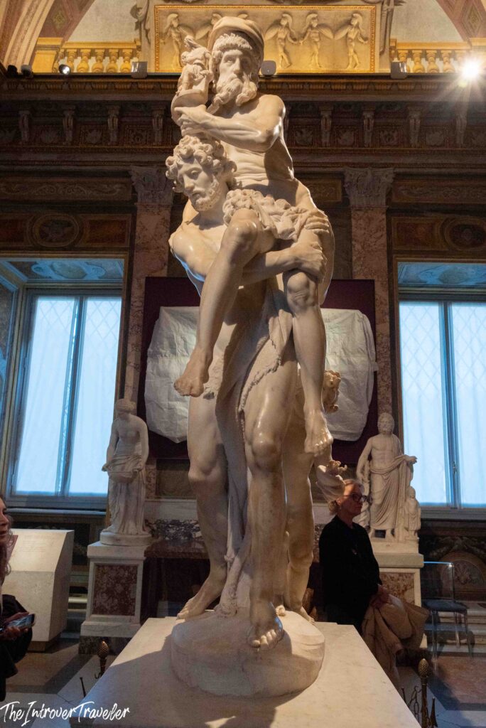 Bernini's Aeneas, Anchises and Ascanius, Borghese Gallery, Rome