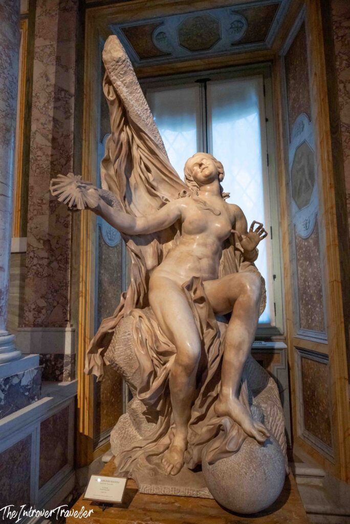 Bernini's Truth Unveiled by Time, Borghese Gallery, Rome